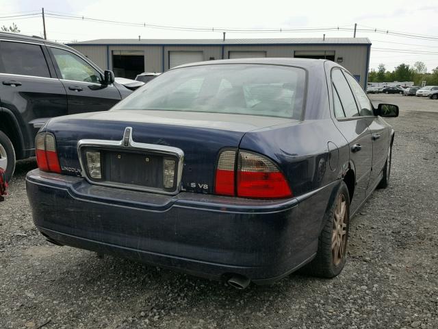 1LNHM87A94Y651666 - 2004 LINCOLN LS أزرق صورة 4