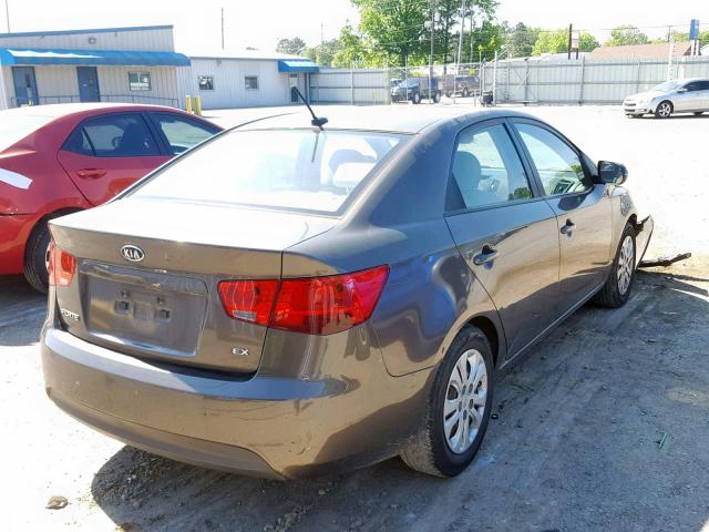 KNAFU4A25C5481373 - 2012 KIA FORTE EX CHARCOAL photo 4