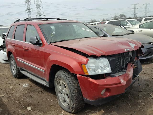 1J4HR58225C527629 - 2005 JEEP GRAND CHER RED photo 1