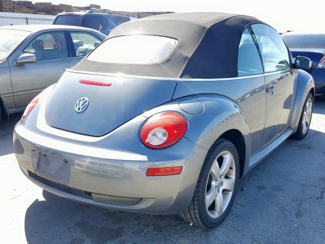 3VWSG31Y27M400706 - 2007 VOLKSWAGEN NEW BEETLE Grafit foto 4