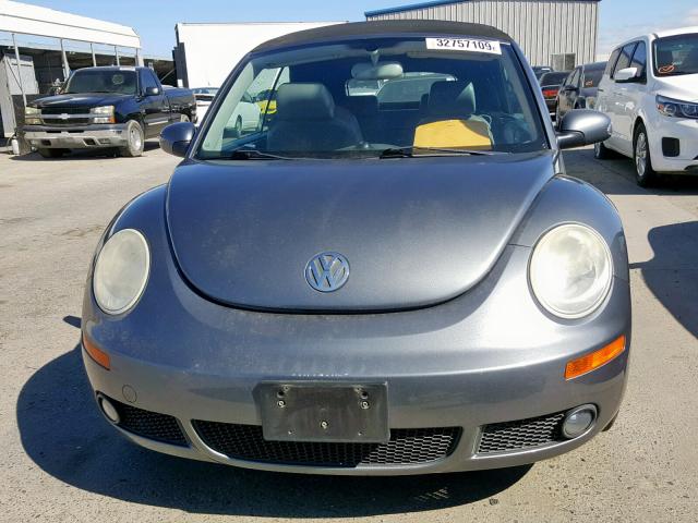 3VWSG31Y27M400706 - 2007 VOLKSWAGEN NEW BEETLE Grafit foto 9