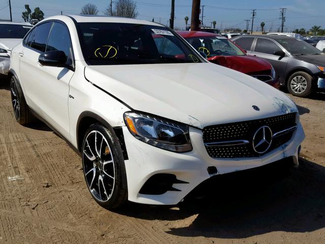 WDC0J6EB5JF386966 - 2018 MERCEDES-BENZ GLC COUPE WHITE photo 1