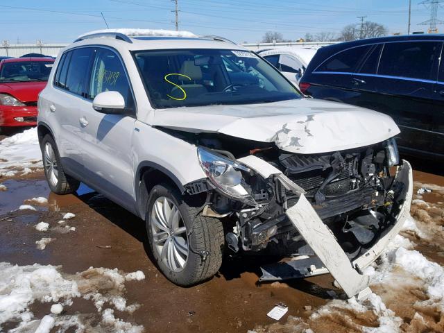 WVGBV7AX3AW537079 - 2010 VOLKSWAGEN TIGUAN SE WHITE photo 1