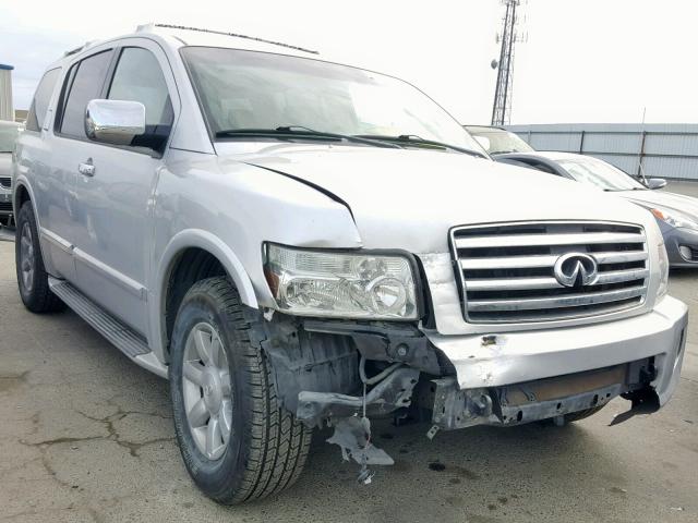 5N3AA08C44N806581 - 2004 INFINITI QX56 SILVER photo 1