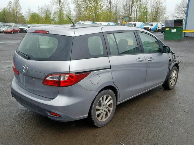 JM1CW2BL5C0113641 - 2012 MAZDA 5 SILVER photo 4