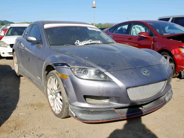 JM1FE17N750142419 - 2005 MAZDA RX8 GRAY photo 1