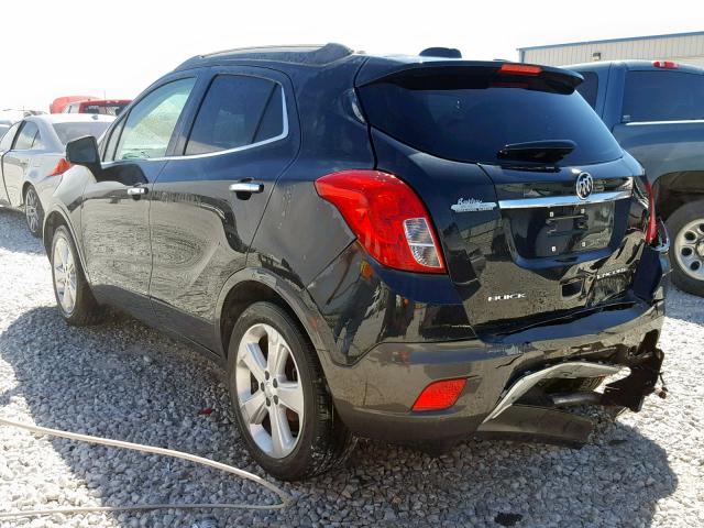 KL4CJCSBXFB096933 - 2015 BUICK ENCORE BLACK photo 3