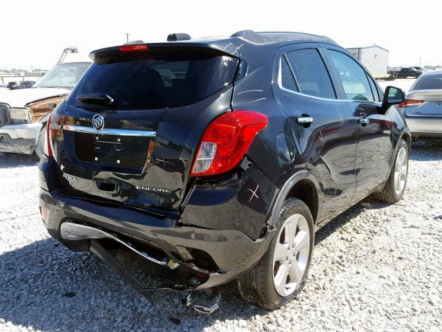 KL4CJCSBXFB096933 - 2015 BUICK ENCORE BLACK photo 4