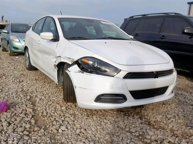 1C3CDFBB6FD265479 - 2015 DODGE DART SXT WHITE photo 1