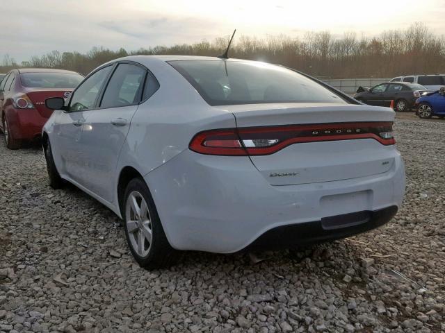 1C3CDFBB6FD265479 - 2015 DODGE DART SXT WHITE photo 3