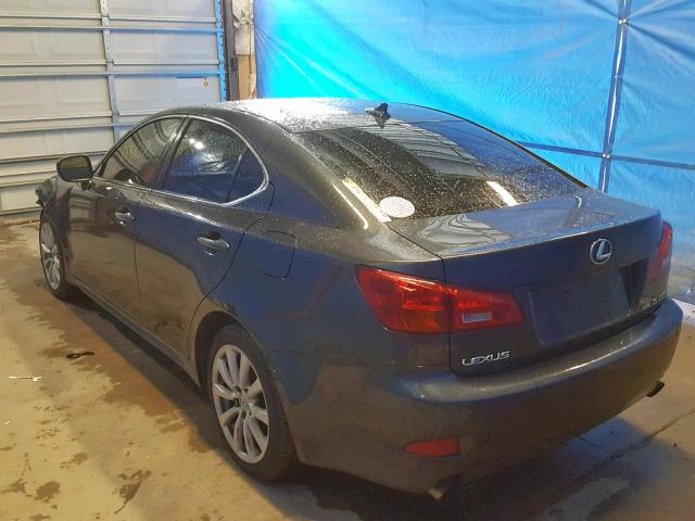 JTHCK262485025086 - 2008 LEXUS IS 250 GRAY photo 3