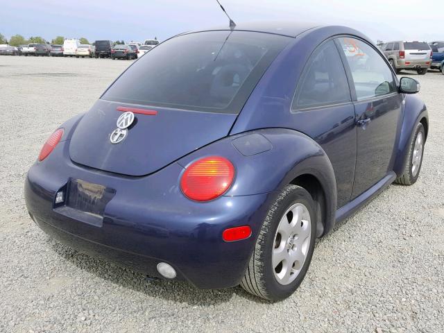 3VWCB21CX2M405078 - 2002 VOLKSWAGEN NEW BEETLE Blau Foto 4