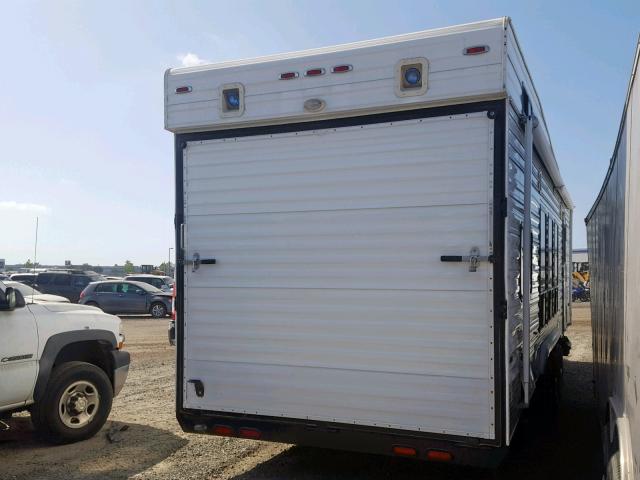 4HXFD2833FC174497 - 2015 CARS TRAILER WHITE photo 4