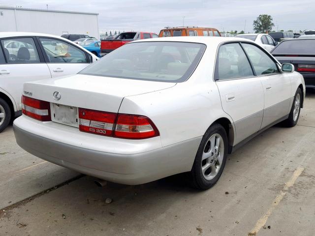 JT8BF28G0Y0275463 - 2000 LEXUS ES 300 WHITE photo 4