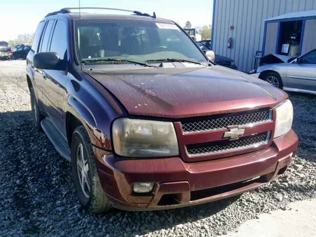 1GNDT13S962192891 - 2006 CHEVROLET TRAILBLAZE BURGUNDY photo 1