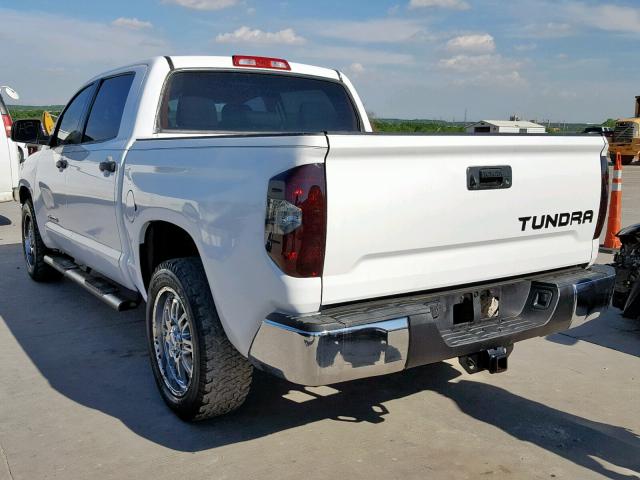 5TFEM5F10EX071320 - 2014 TOYOTA TUNDRA CRE WHITE photo 3