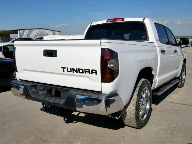 5TFEM5F10EX071320 - 2014 TOYOTA TUNDRA CRE WHITE photo 4