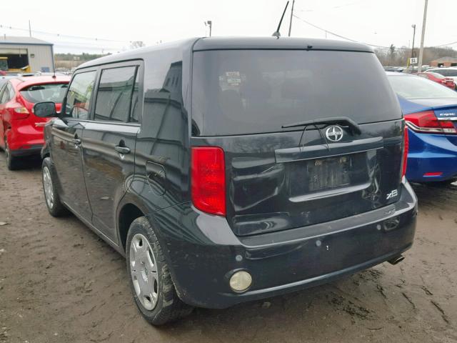 JTLKE50E281021431 - 2008 TOYOTA SCION XB 黑色 照片 3