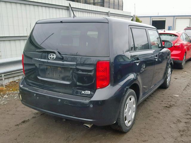 JTLKE50E281021431 - 2008 TOYOTA SCION XB 黑色 照片 4