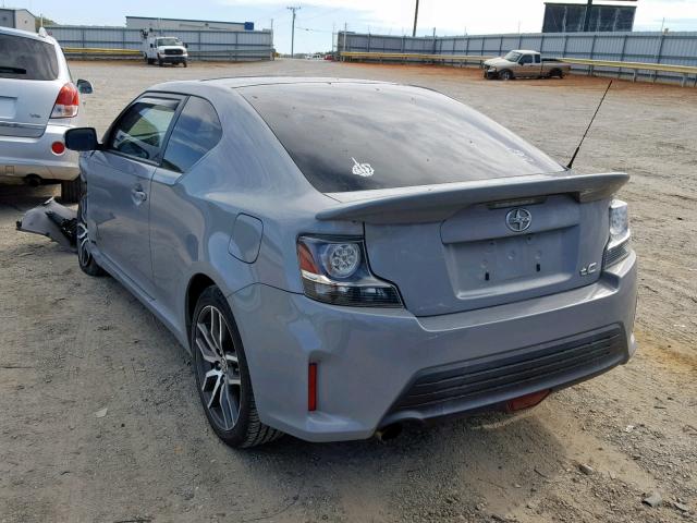 JTKJF5C78E3081482 - 2014 TOYOTA SCION TC GRAY photo 3