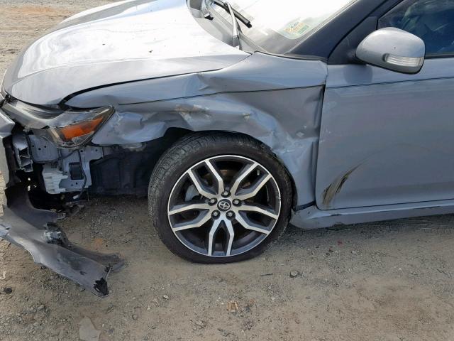 JTKJF5C78E3081482 - 2014 TOYOTA SCION TC GRAY photo 9