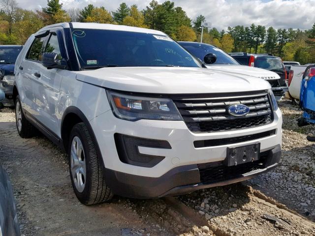 1FM5K8AR6HGA35717 - 2017 FORD EXPLORER P TWO TONE photo 1