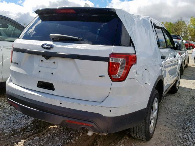 1FM5K8AR6HGA35717 - 2017 FORD EXPLORER P TWO TONE photo 4