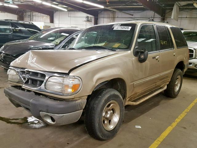 1FMZU34E3XZA76834 - 1999 FORD EXPLORER TAN photo 2