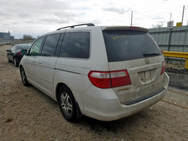 5FNRL38696B418883 - 2006 HONDA ODYSSEY EXL  photo 3