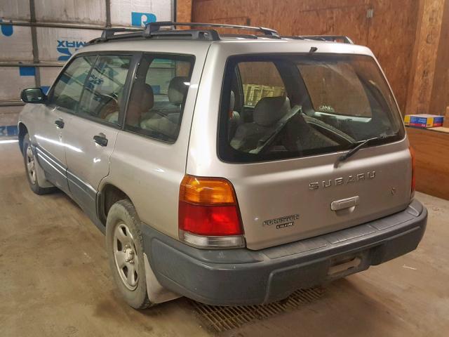 JF1SF6352YH722266 - 2000 SUBARU FORESTER L SILVER photo 3