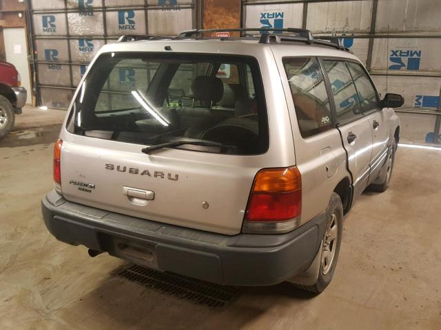 JF1SF6352YH722266 - 2000 SUBARU FORESTER L SILVER photo 4