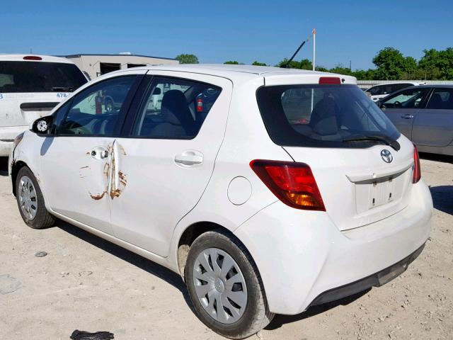 VNKKTUD3XGA069124 - 2016 TOYOTA YARIS L WHITE photo 3