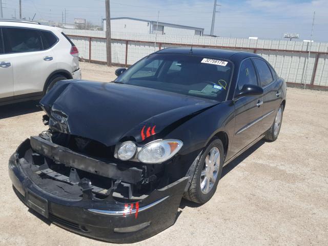 2G4WE567151282265 - 2005 BUICK LACROSSE C BLACK photo 2