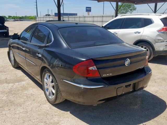 2G4WE567151282265 - 2005 BUICK LACROSSE C BLACK photo 3