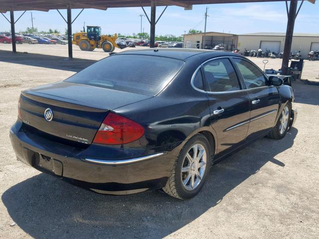 2G4WE567151282265 - 2005 BUICK LACROSSE C BLACK photo 4