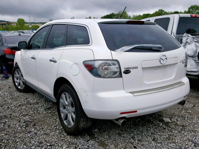 JM3ER293080200920 - 2008 MAZDA CX-7 WHITE photo 3