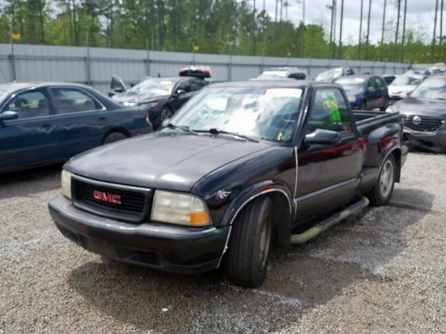 1GTCS14WXY8200859 - 2000 GMC SONOMA BLACK photo 2