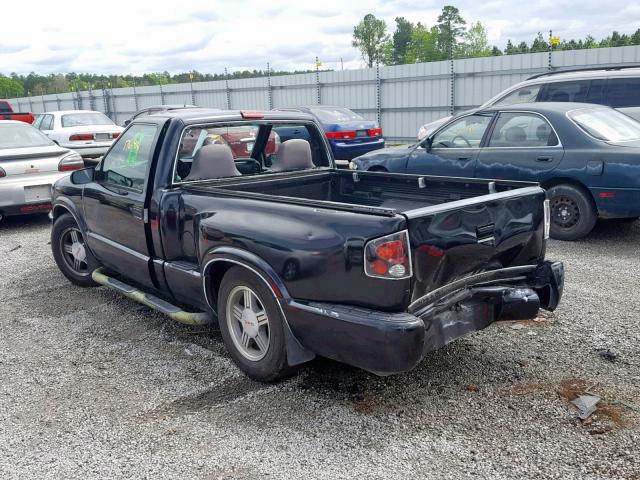 1GTCS14WXY8200859 - 2000 GMC SONOMA BLACK photo 3