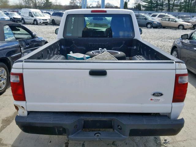 1FTYR10D84PB16545 - 2004 FORD RANGER WHITE photo 6