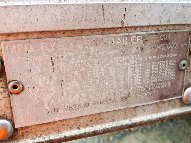 1UYVS25306U671248 - 2006 UTILITY TRAILER Ağ foto 10