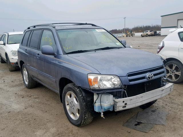 JTEDP21A870142005 - 2007 TOYOTA HIGHLANDER BLUE photo 1