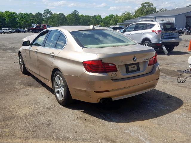 WBAXG5C54CDX03948 - 2012 BMW 528 I GOLD photo 3