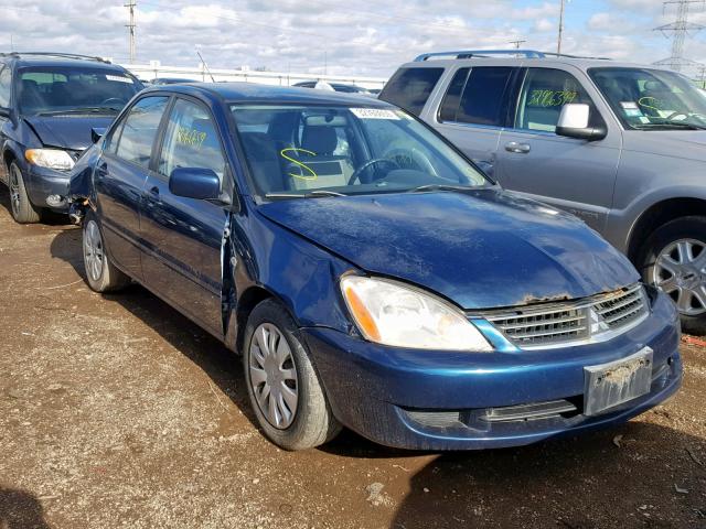 JA3AJ26E56U062879 - 2006 MITSUBISHI LANCER ES BLUE photo 1