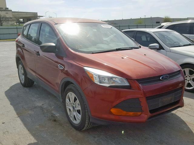 1FMCU0F73EUC84564 - 2014 FORD ESCAPE S RED photo 1