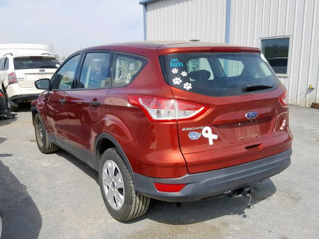 1FMCU0F73EUC84564 - 2014 FORD ESCAPE S RED photo 3