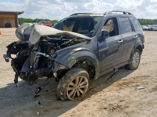 JF2SHAECXDH404328 - 2013 SUBARU FORESTER L GRAY photo 2