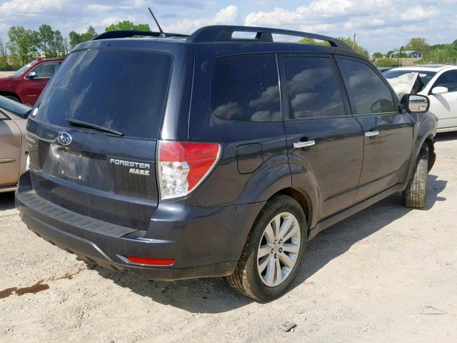 JF2SHAECXDH404328 - 2013 SUBARU FORESTER L GRAY photo 4