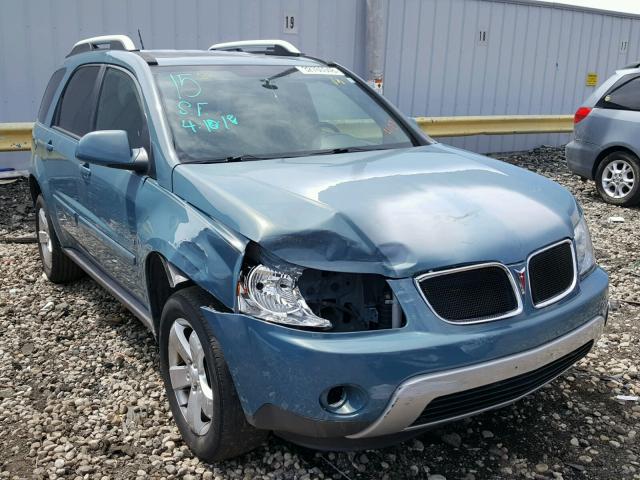 2CKDL33F186012406 - 2008 PONTIAC TORRENT TEAL photo 1