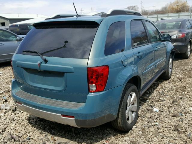 2CKDL33F186012406 - 2008 PONTIAC TORRENT TEAL photo 4