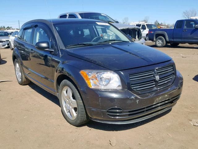 1B3HB28B88D715919 - 2008 DODGE CALIBER BLACK photo 1